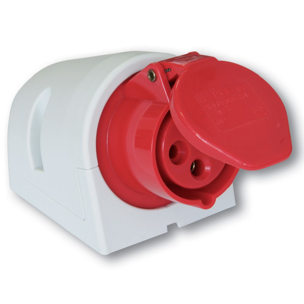 Famatel pistikupesa, pindmine, 5-klemmine, 32 A, 400 V