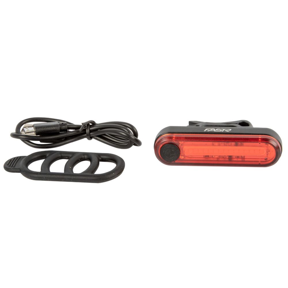 Fastr Stick polkupyörän USB-ladattava takavalo