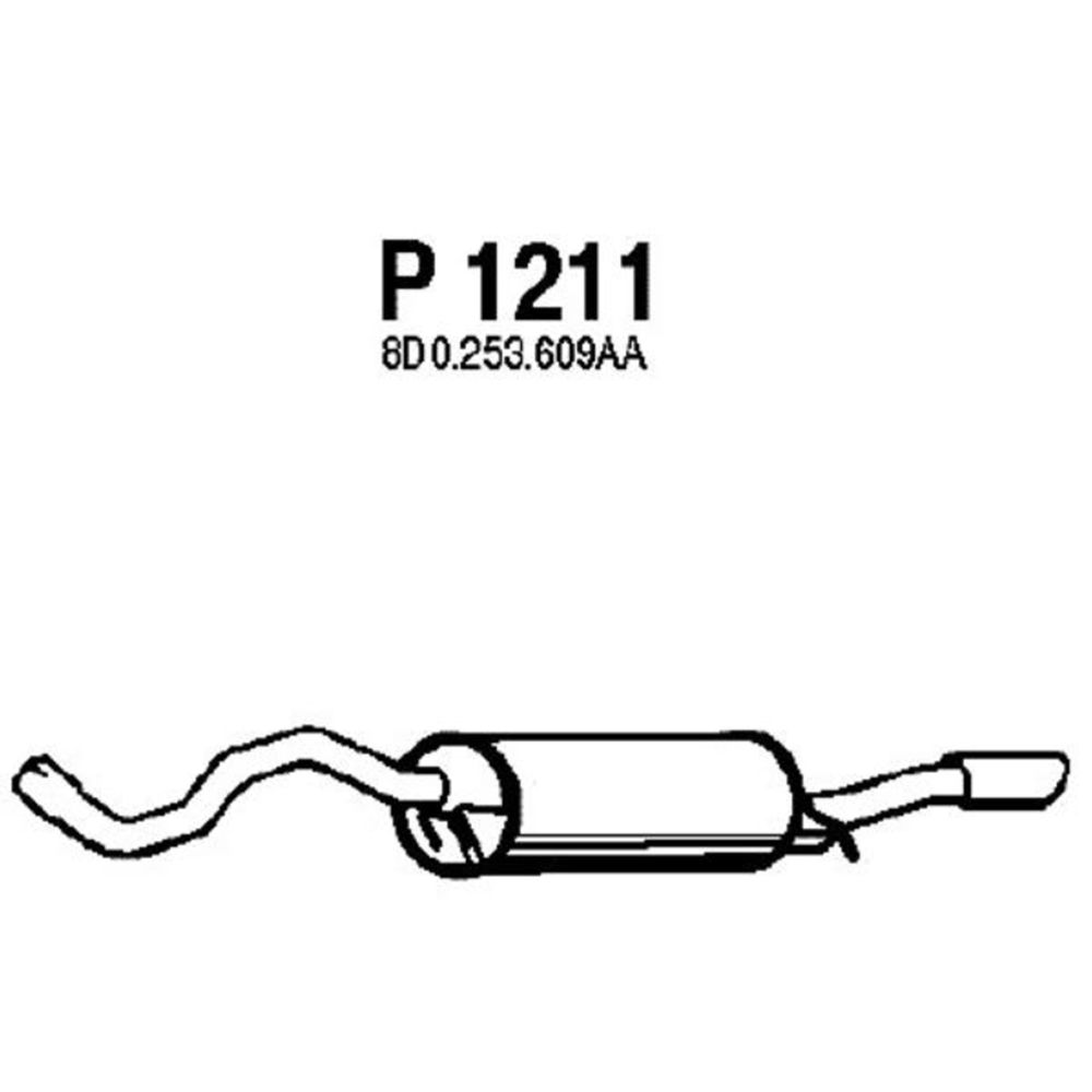 Takaäänenvaimentaja 14-1207