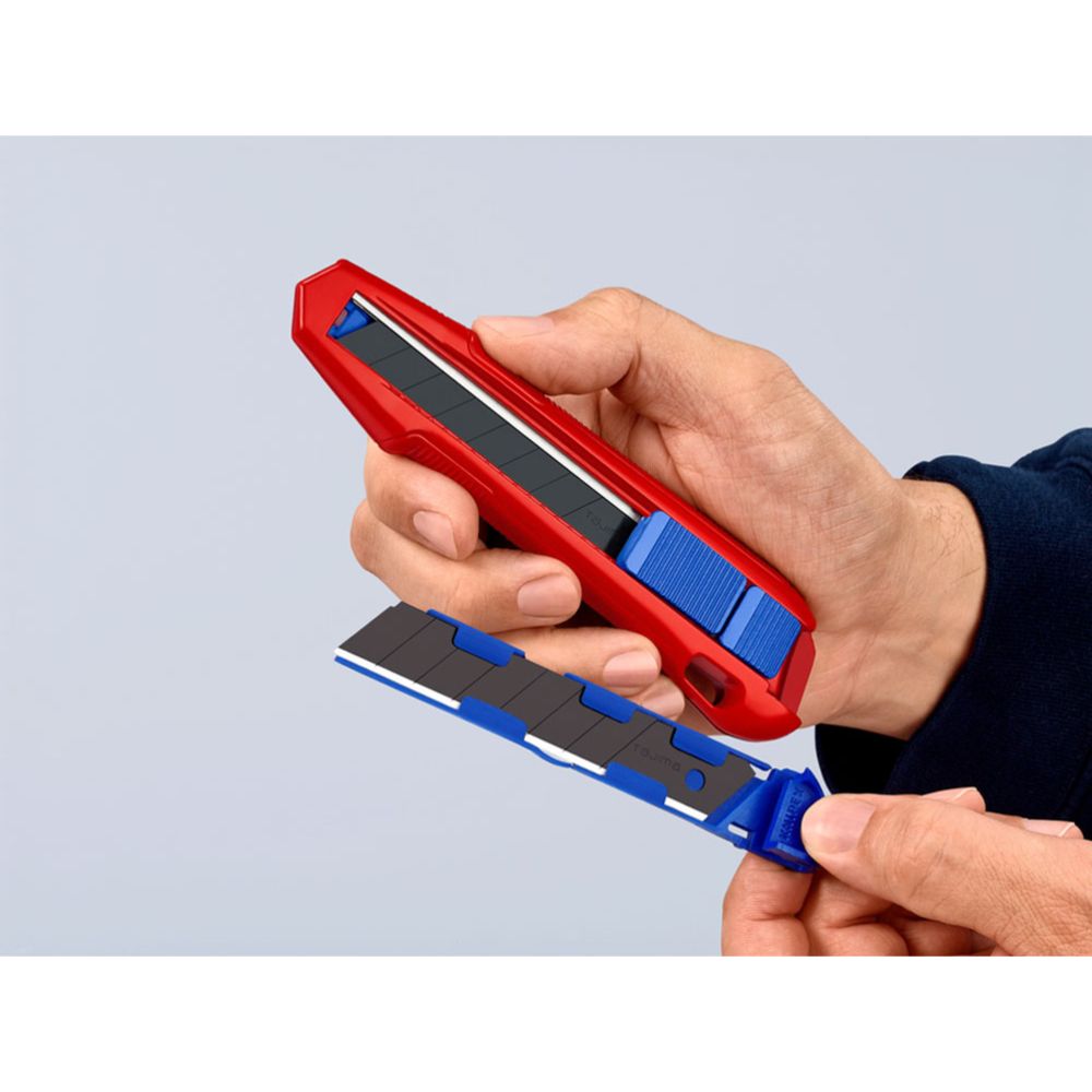 Knipex® 90 10 165 CutiX brytbladskniv med magnesiumram 18 mm