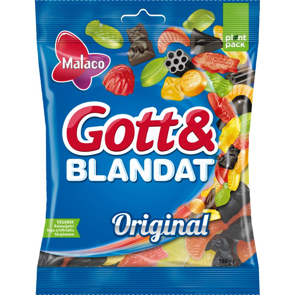 Malaco Gott & Blandat 160 g