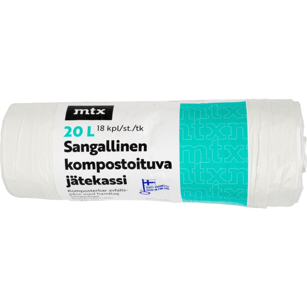 MTX komposterbar avfallspåse 20 L 18 st.
