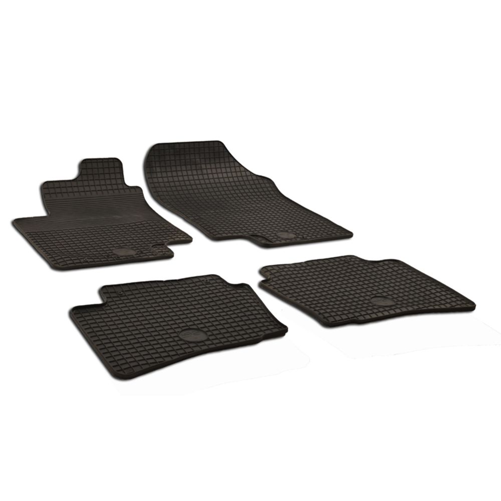 Kummimattide komplekt, Hyundai i20, 2009—2014, must