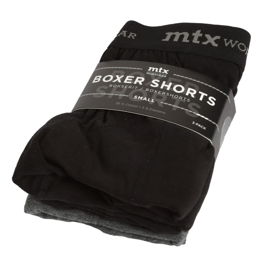 MTX Workgear boxershorts 3 st. 3XL