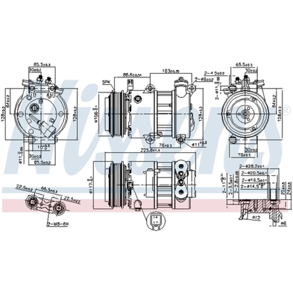 Ilmastointilaitteen kompressori 30-00429