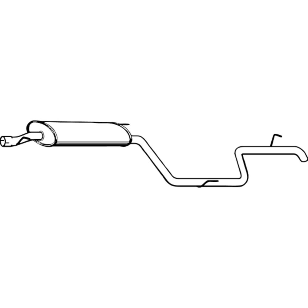Bakre ljuddämpare 14-3786