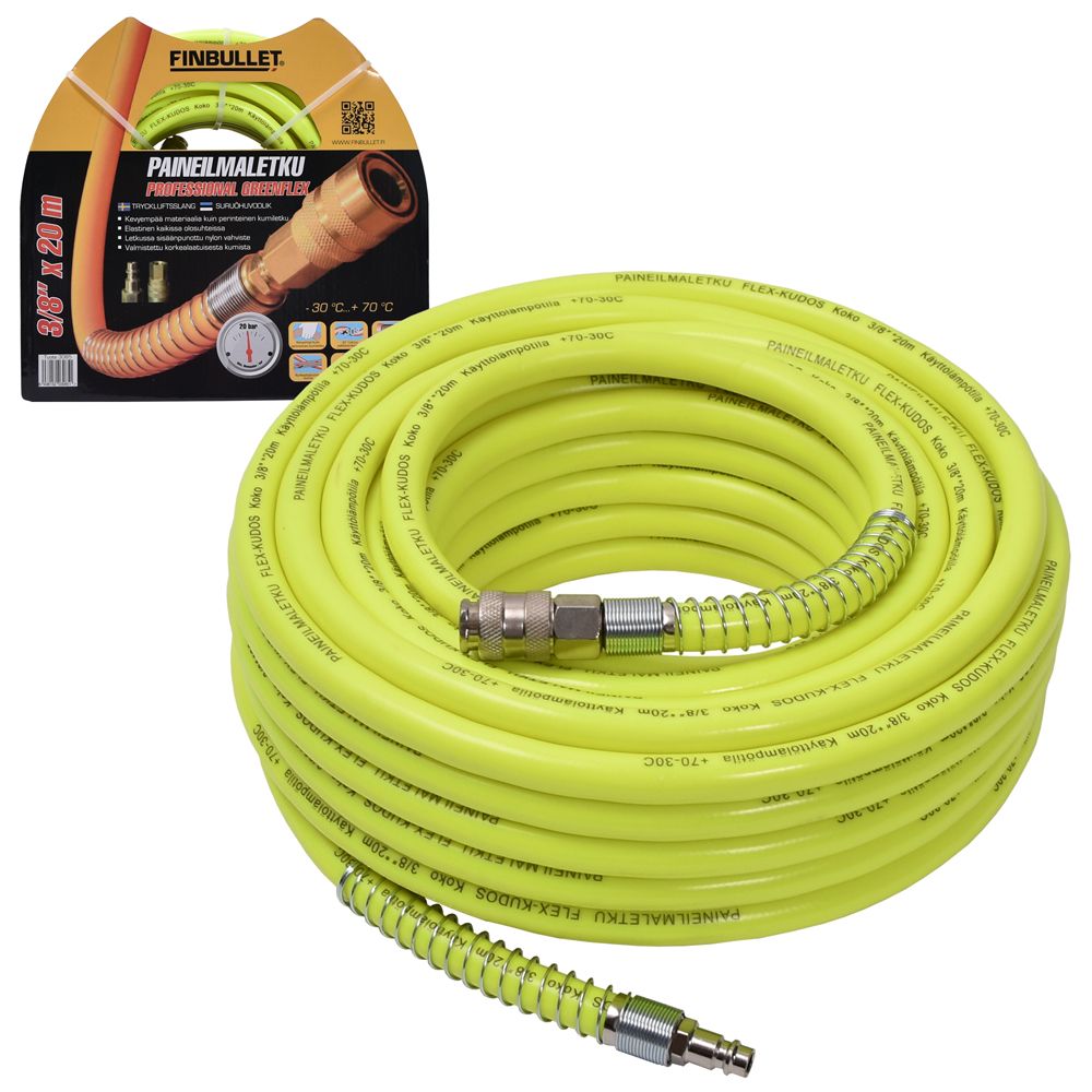 Tryckluftsslang Greenflex 3/8’’ 20 m