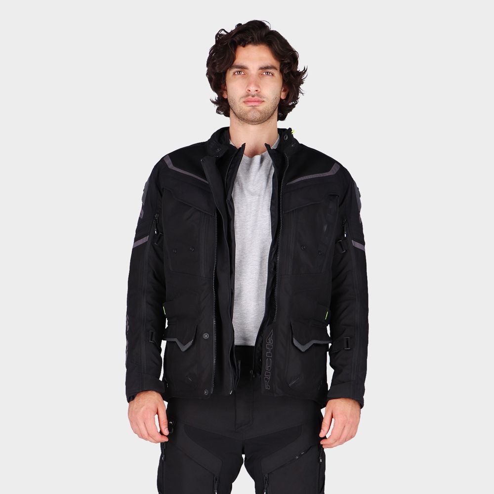Richa Infinity 2 Adventure MC-jacka svart