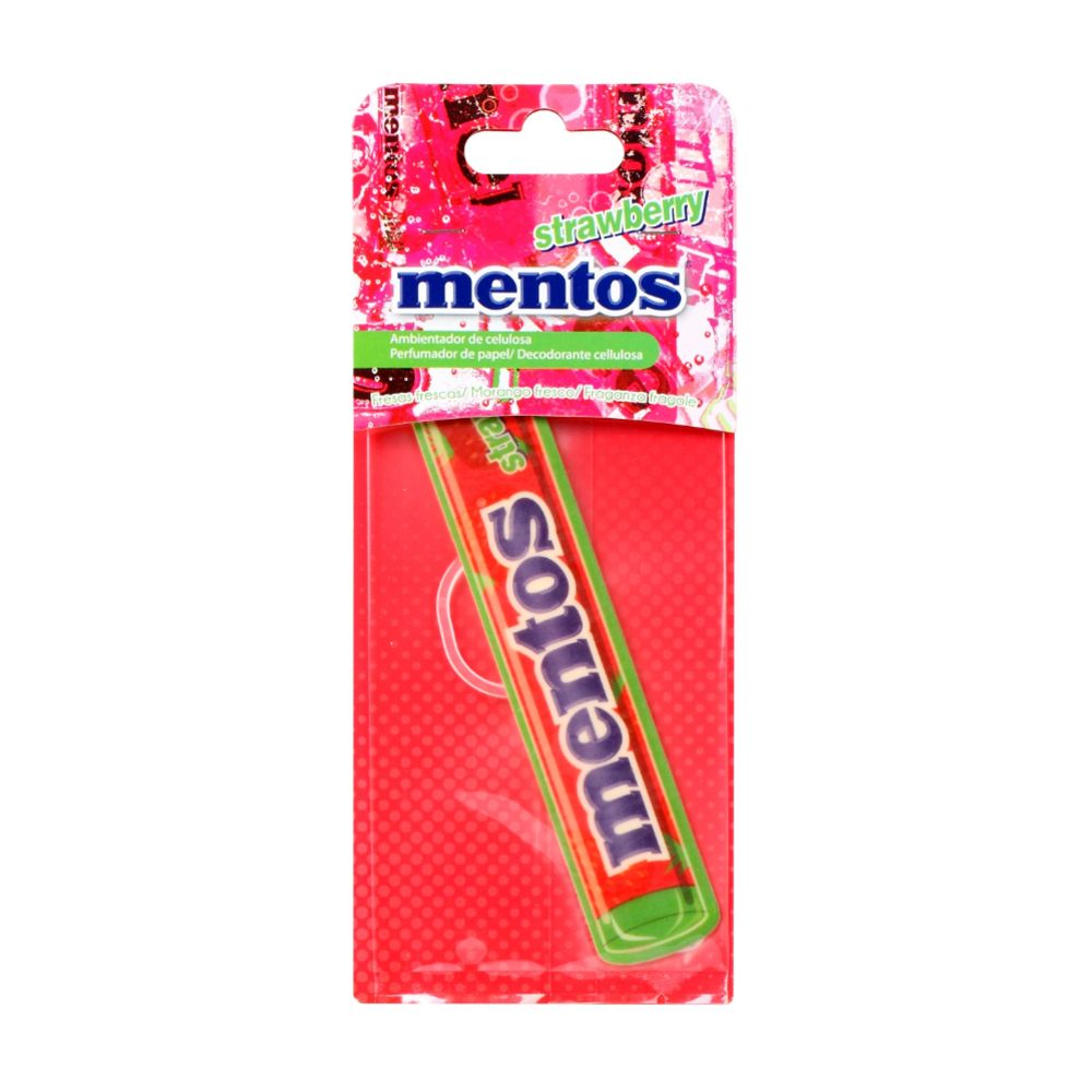 Mentos luftfräschare papper strawberry