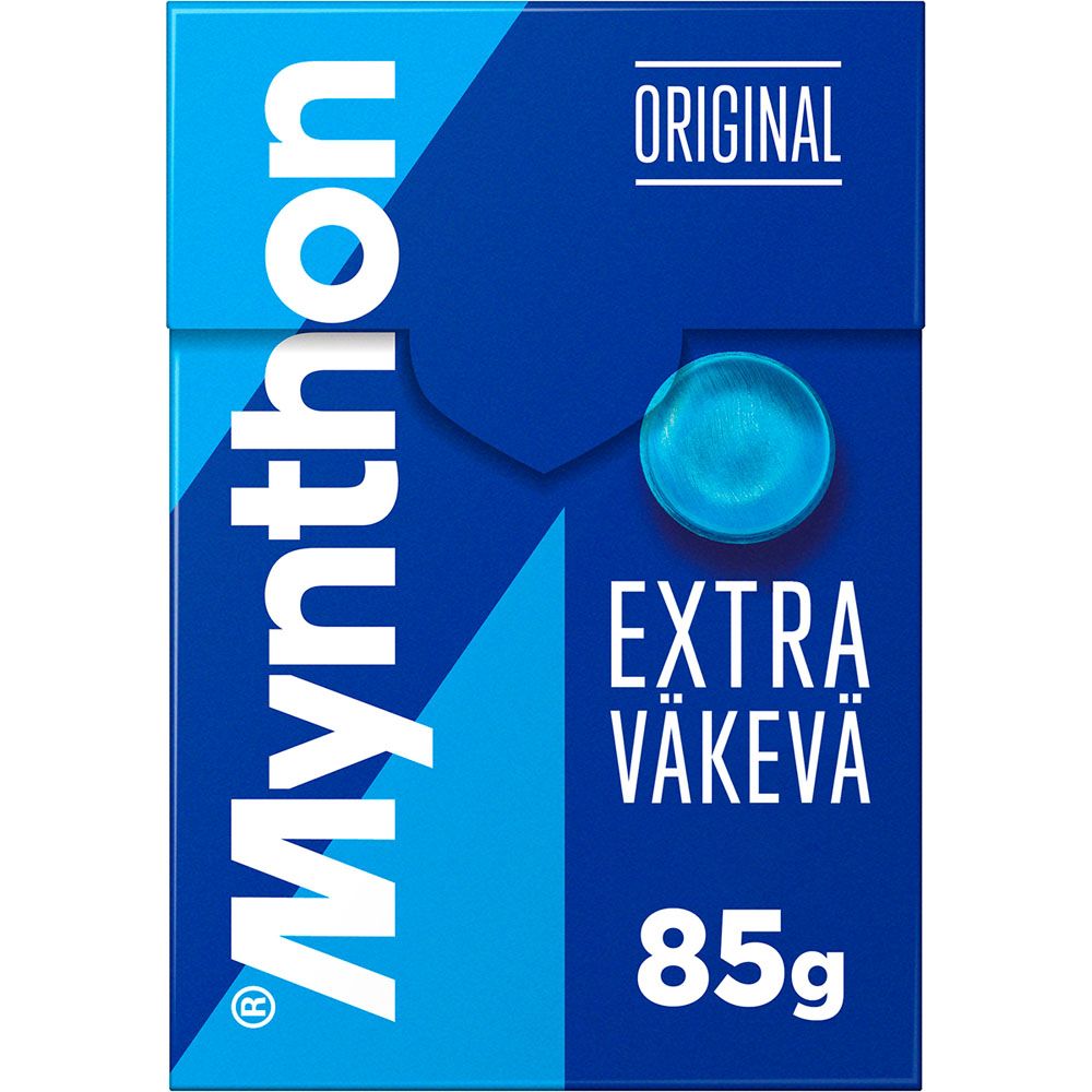 Mynthon Väkevä sokeriton kurkkupastilli 85g