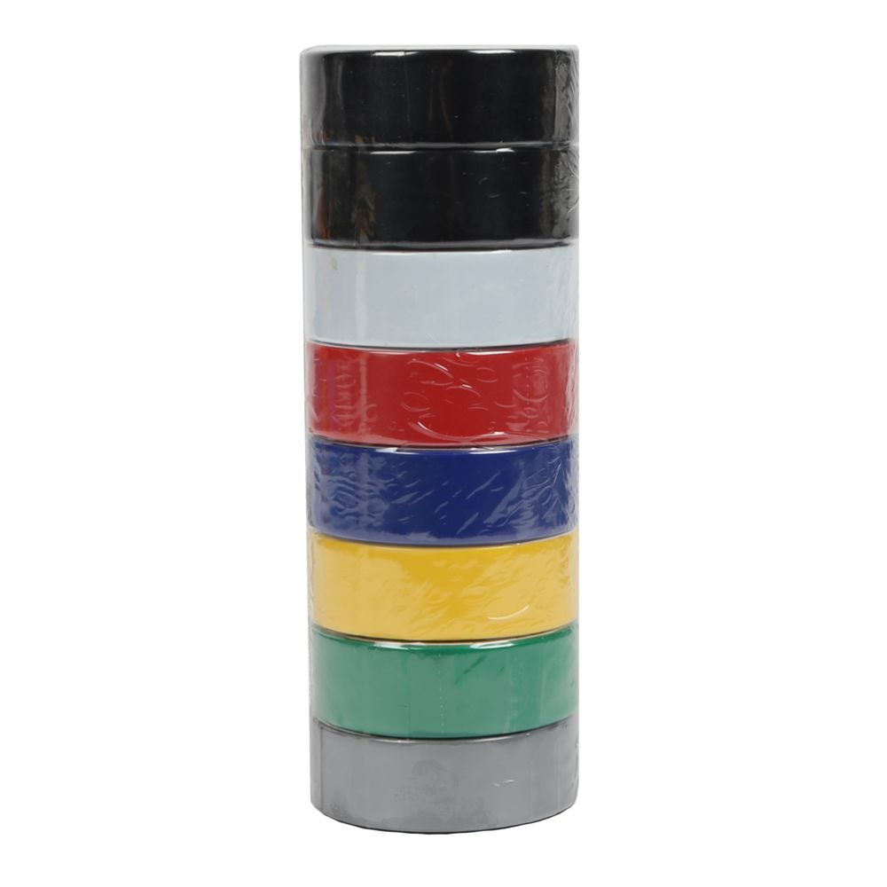 MTX sähköteippi värimix 18 mm x 5 m 8 kpl