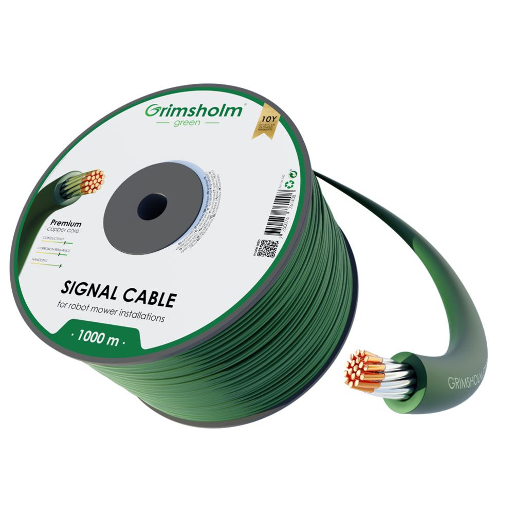 Grimsholm Green Premium begränsningskabel för robotgräsklippare 2,45 mm x 1000 m