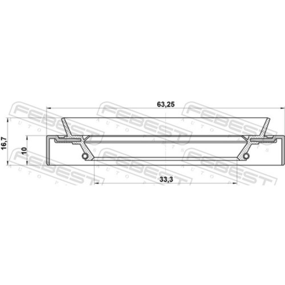 Tätning, differential 27-01398