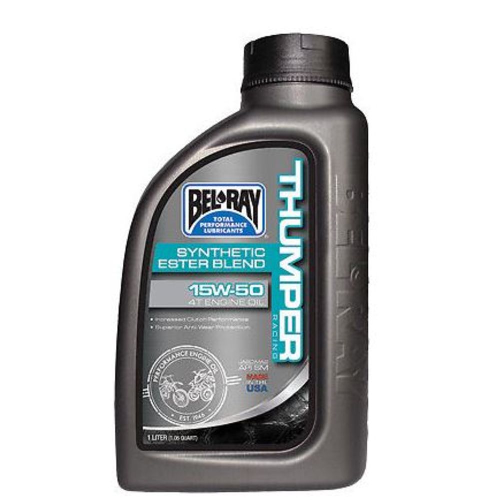Bel Ray Thumper racing synthetic Ester Blend 4T 15W-50 motorolja 1 l