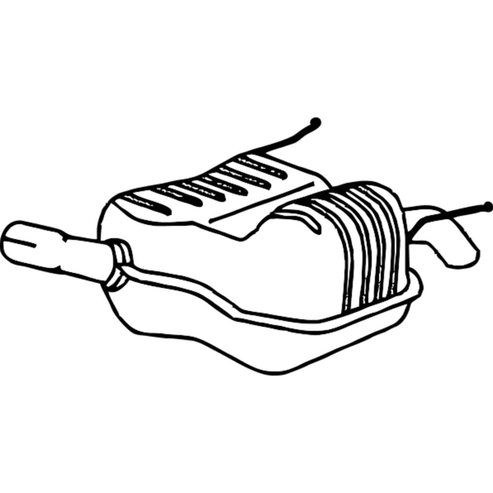 Takaäänenvaimentaja 14-4565