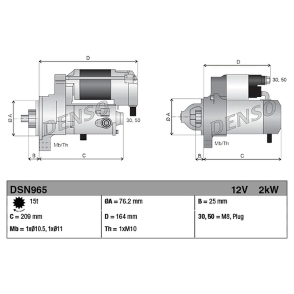 Startmotor 13-00943