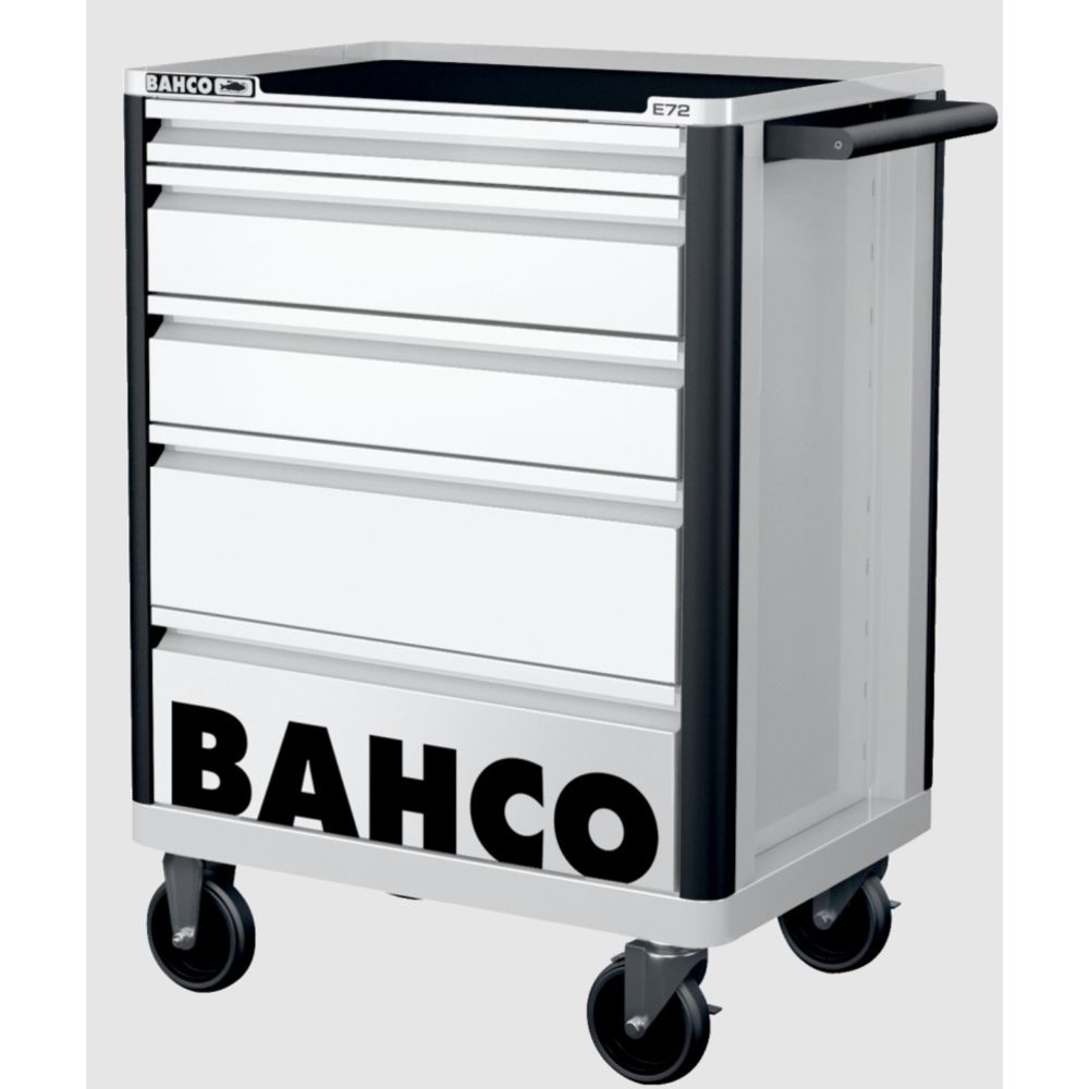 Bahco 1472K5WHITE työkaluvaunu työkaluilla E72 valkoinen 5 laatikkoa 144 osaa