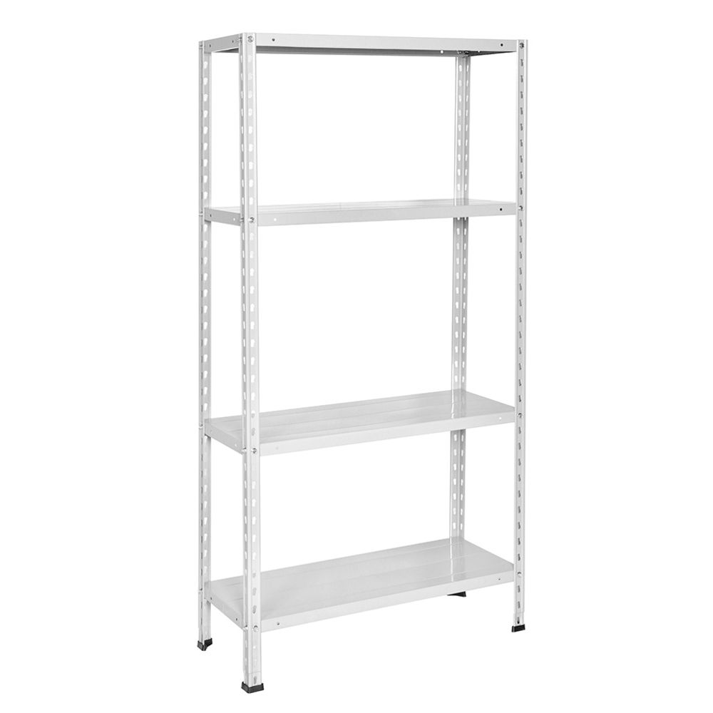 Bizzotto Minikit 03B250B lagerhylla 750 x 300 x 1500 mm, vit 160 kg