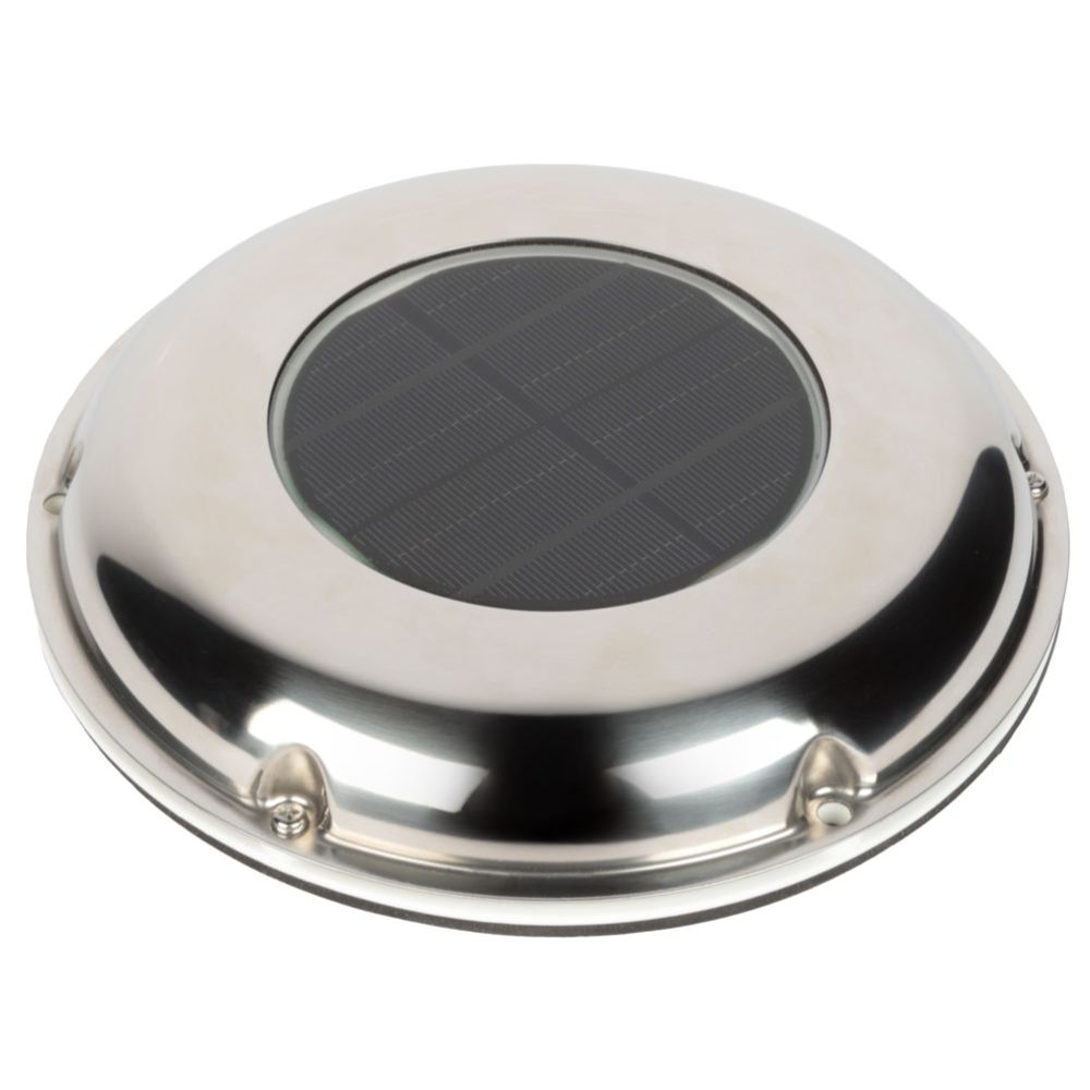 Naviquest solcellsventilator med batteri AISI 304