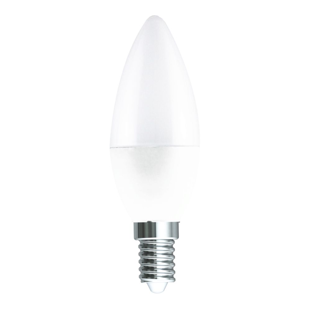 Energie LED-kronljuslampa bastu matt C37 470 lm 4,7 W E14