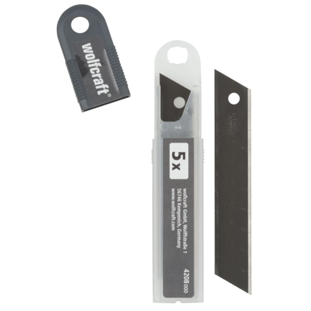 Wolfcraft Pro-Sharp brytblad 18 mm 5 st.