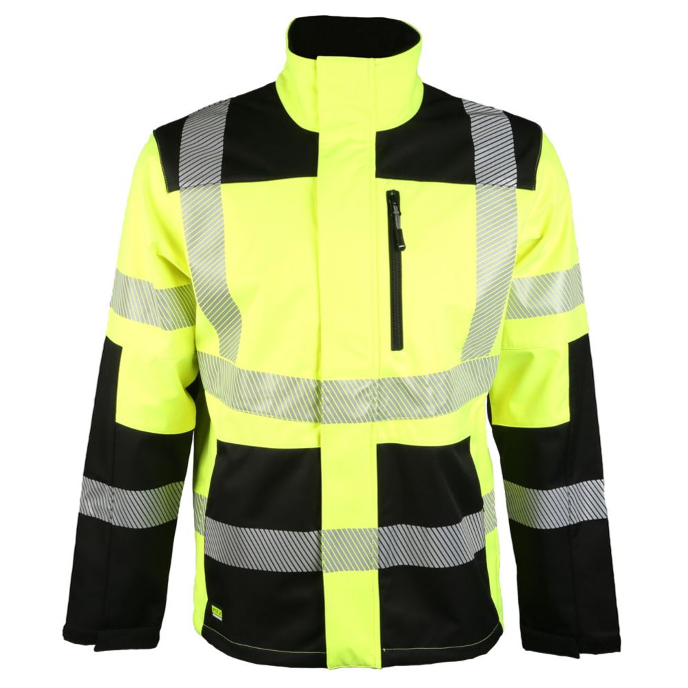 MTX Workgear softshell takki hi-vis keltainen/musta M