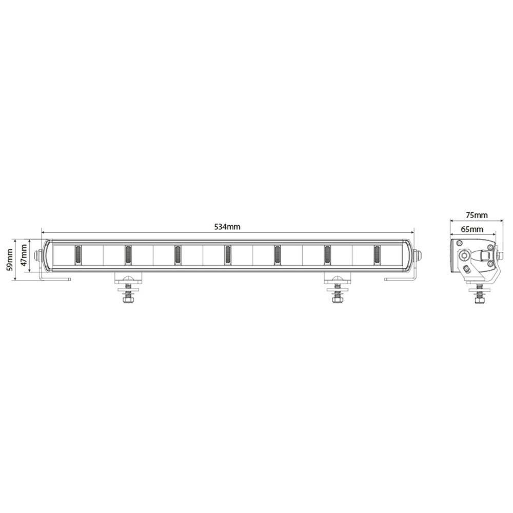 Optibeam Super Captain One 600 LED-kaukovalo Ref.30