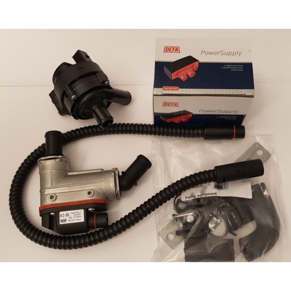Defa-letkulämmitin #413759 (sis. kiertovesipumpun) MB
