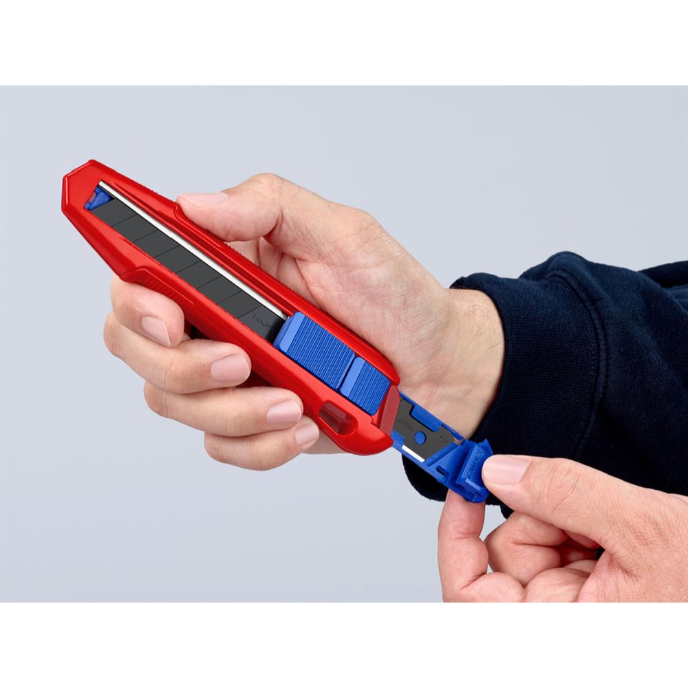 Knipex® 90 10 165 CutiX brytbladskniv med magnesiumram 18 mm