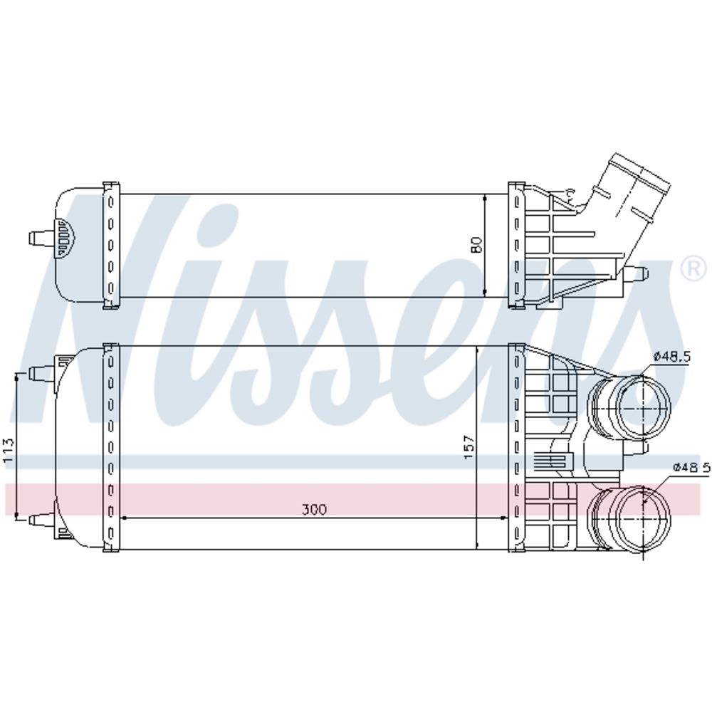 Kompressoriõhu radiaator 30-00038