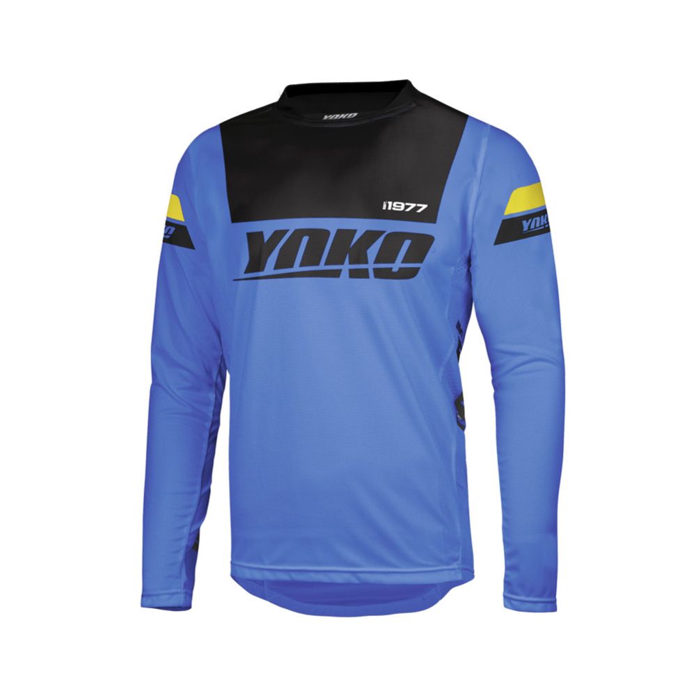 Yoko Skidi crosströja för barn blå/gul