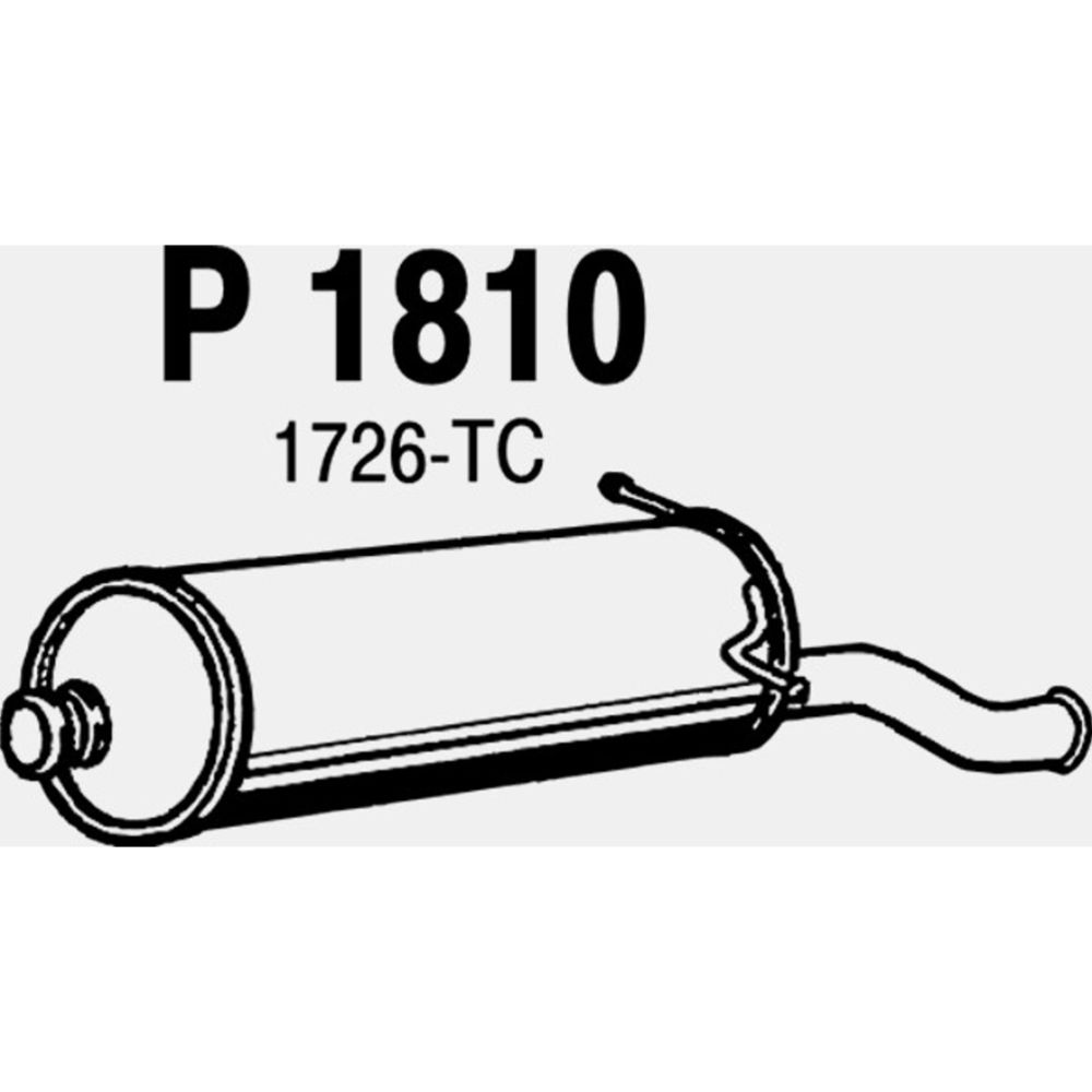 Takaäänenvaimentaja 14-1845
