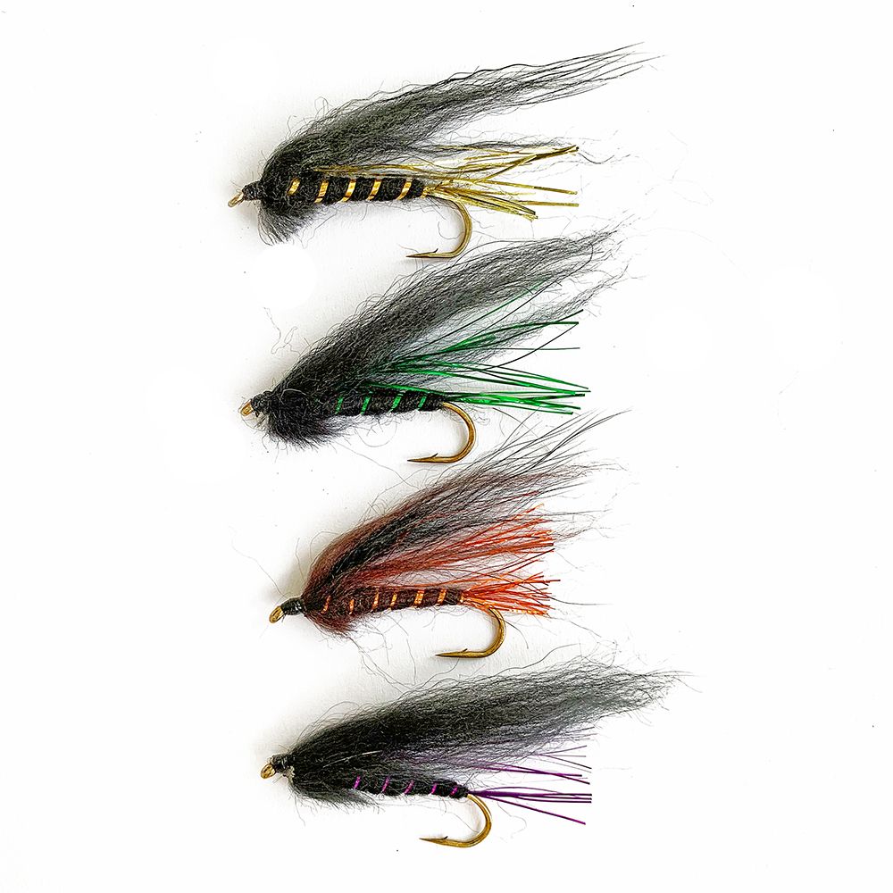 MTX Fishing flugset i olika färger 3 st.