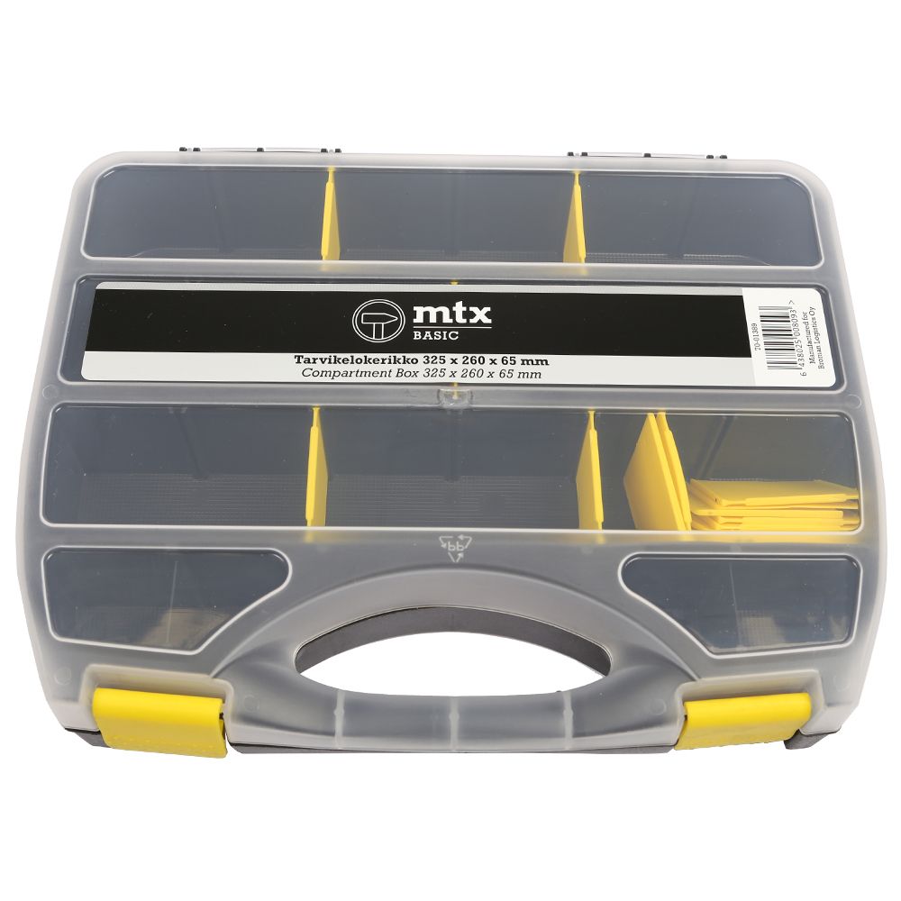 MTX Tools Basic tarvikusahtlid 325 x 260 x 65 mm