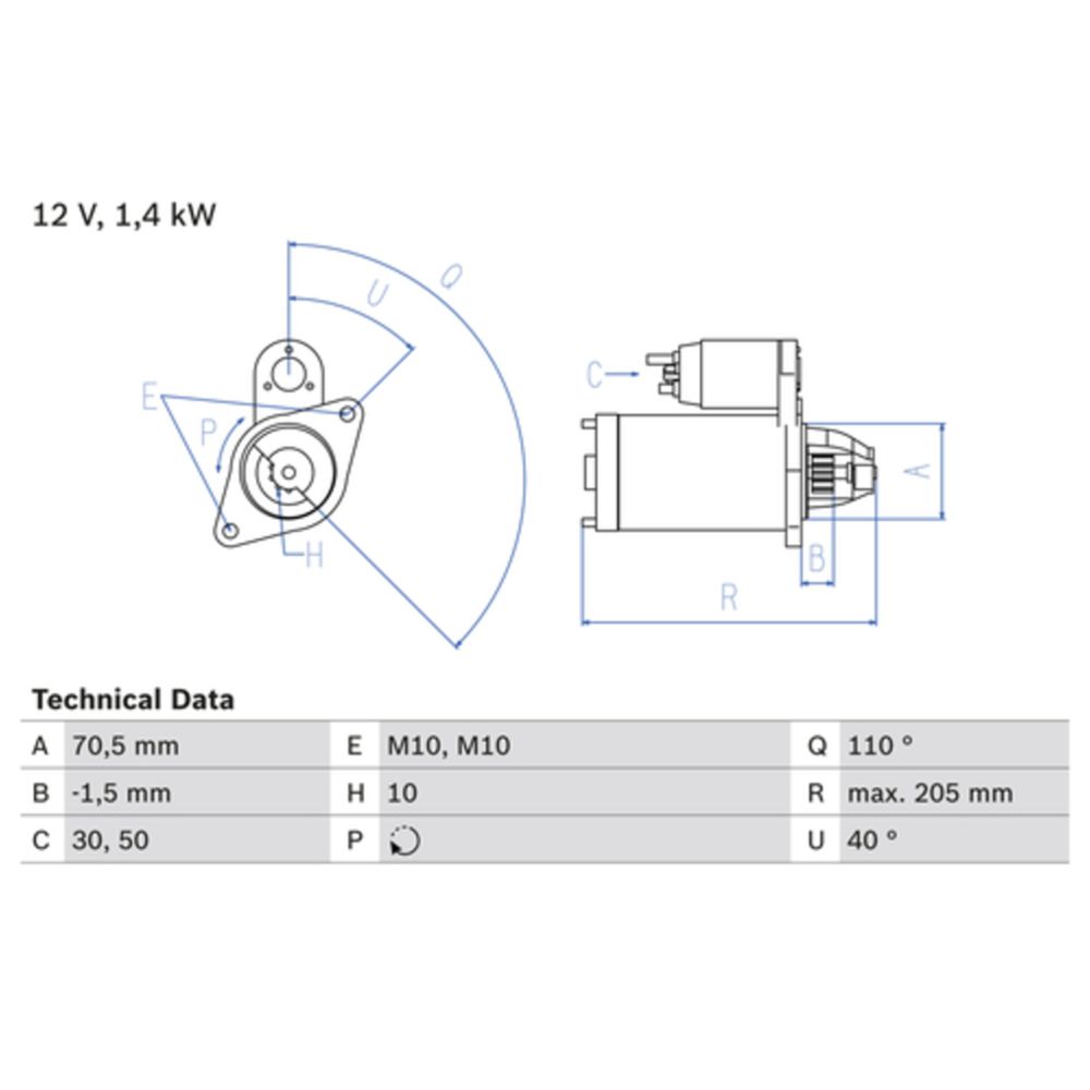 Startmotor 13-2917