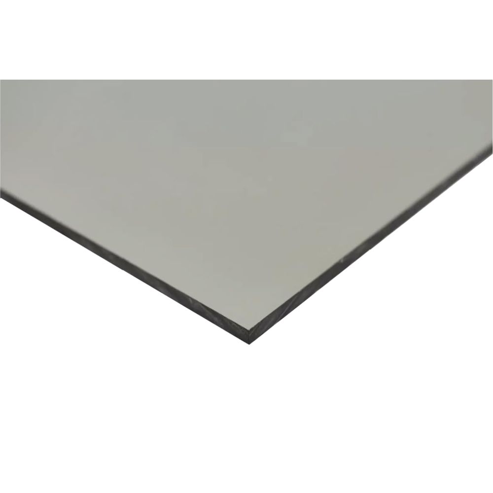 Plex polykarbonaattilevy 1000 x 1000 x 3 mm savunharmaa