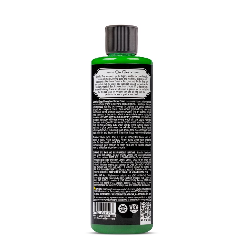 Chemical Guys Honeydew Snow Foam Auto Wash vaahtopesu 473 ml
