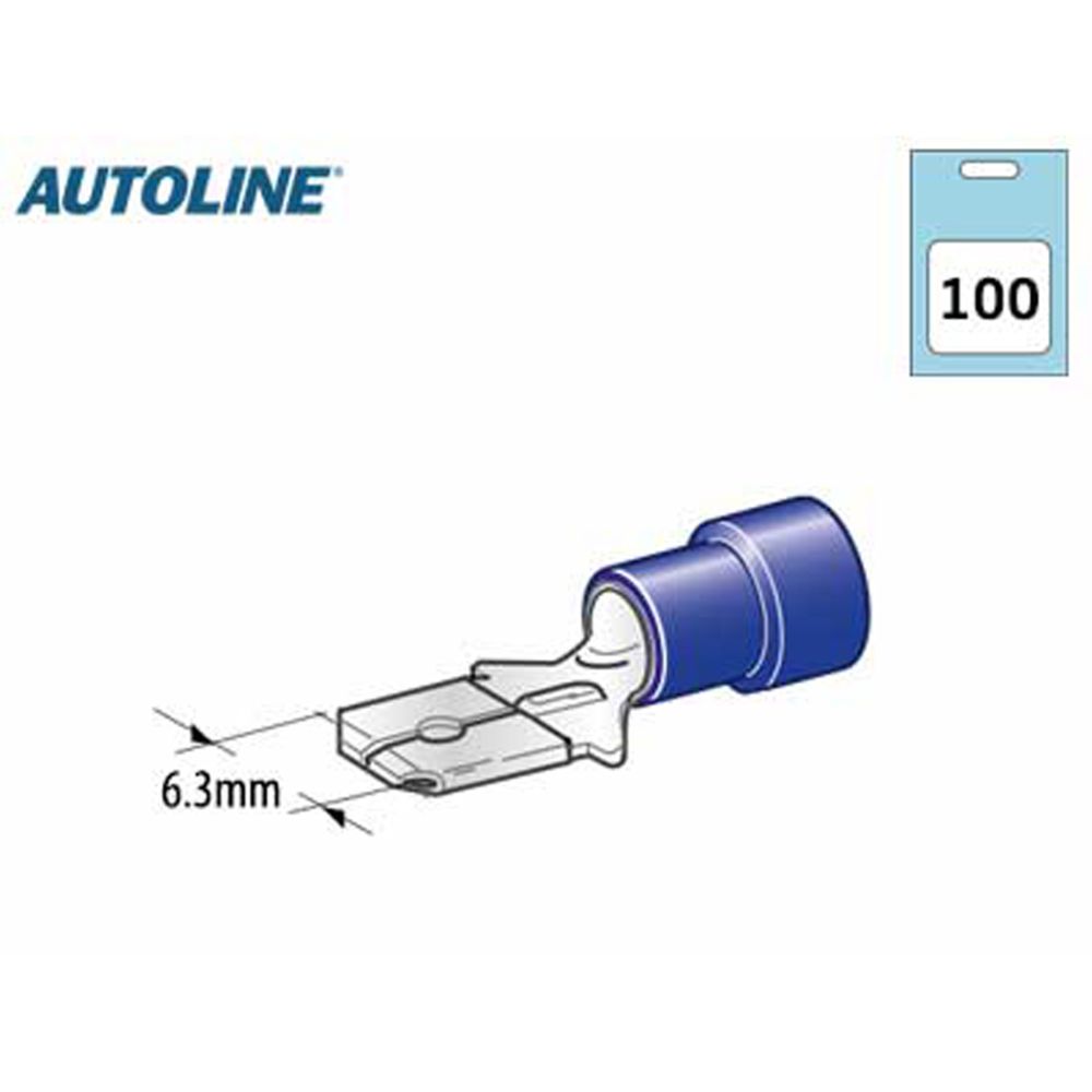 Lamepistik, isane, sinine 100 tk