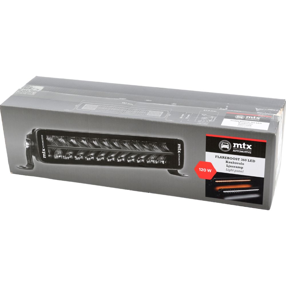 MTX Automotive FlareBoost 360 lisatuli 36 cm 120 W Ref. 37,5