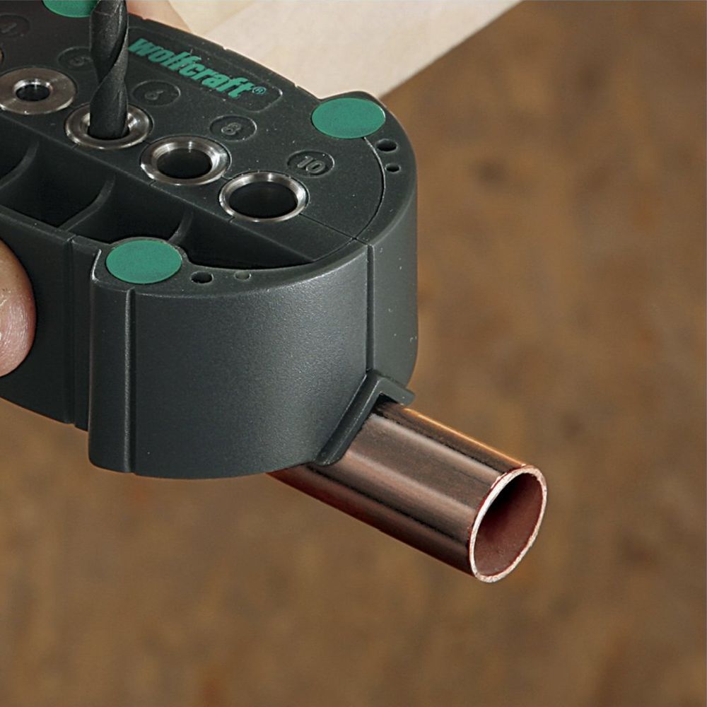 Wolfcraft® Accumobil mobilt borrstöd 4-10 mm