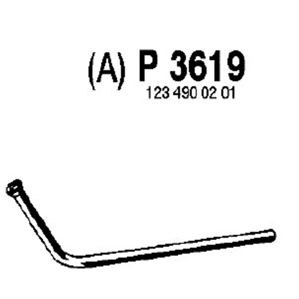 Avgasrör 14-3619