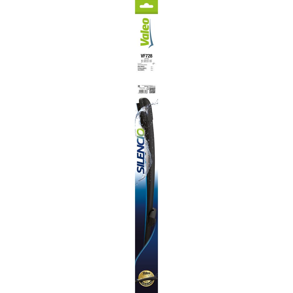 Valeo Silencio FB VF728 pyyhkijänsulkapari 70 + 45 cm