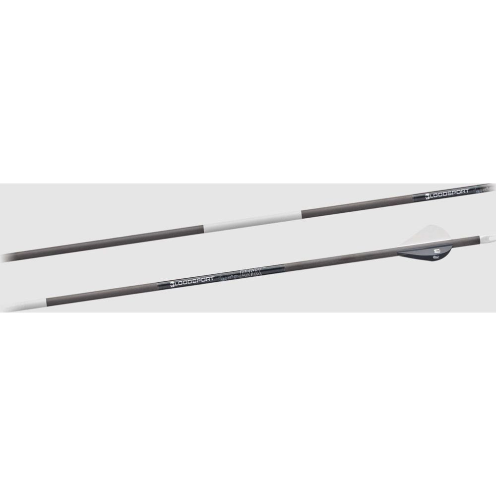 Bloodsport ONYX hiilikuitunuoli Spine 350, mikro halkaisija, 12 kpl