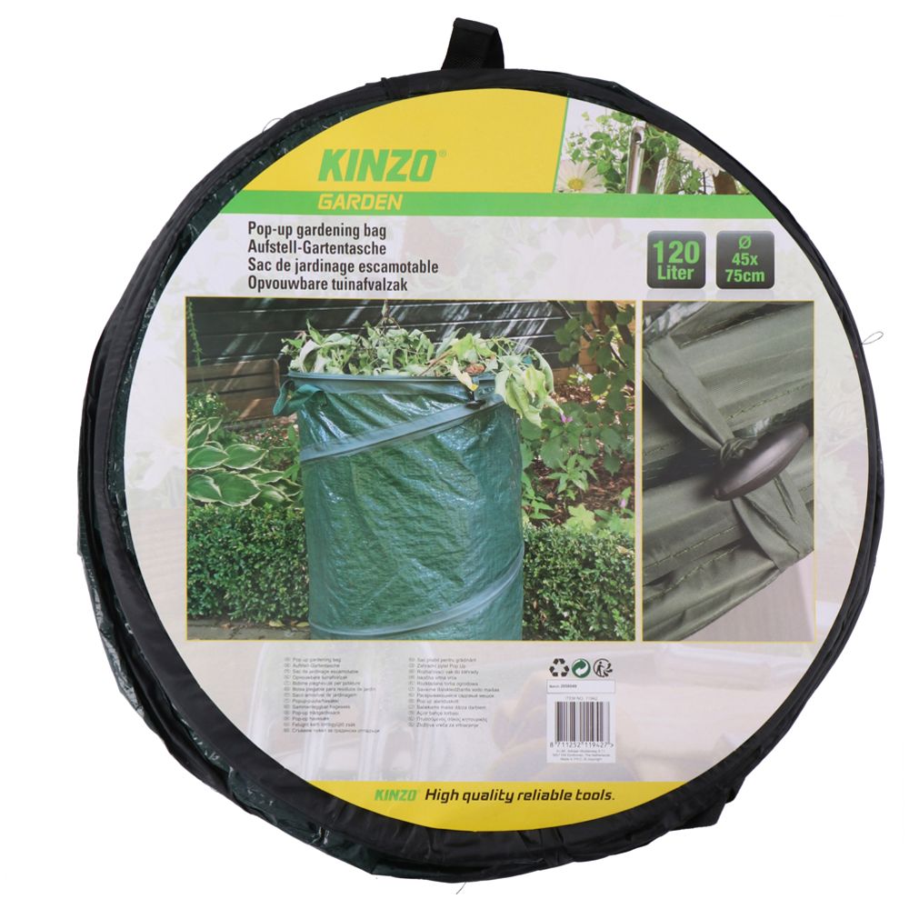 Kinzo Pop-Up trädgårdssäck 120 l