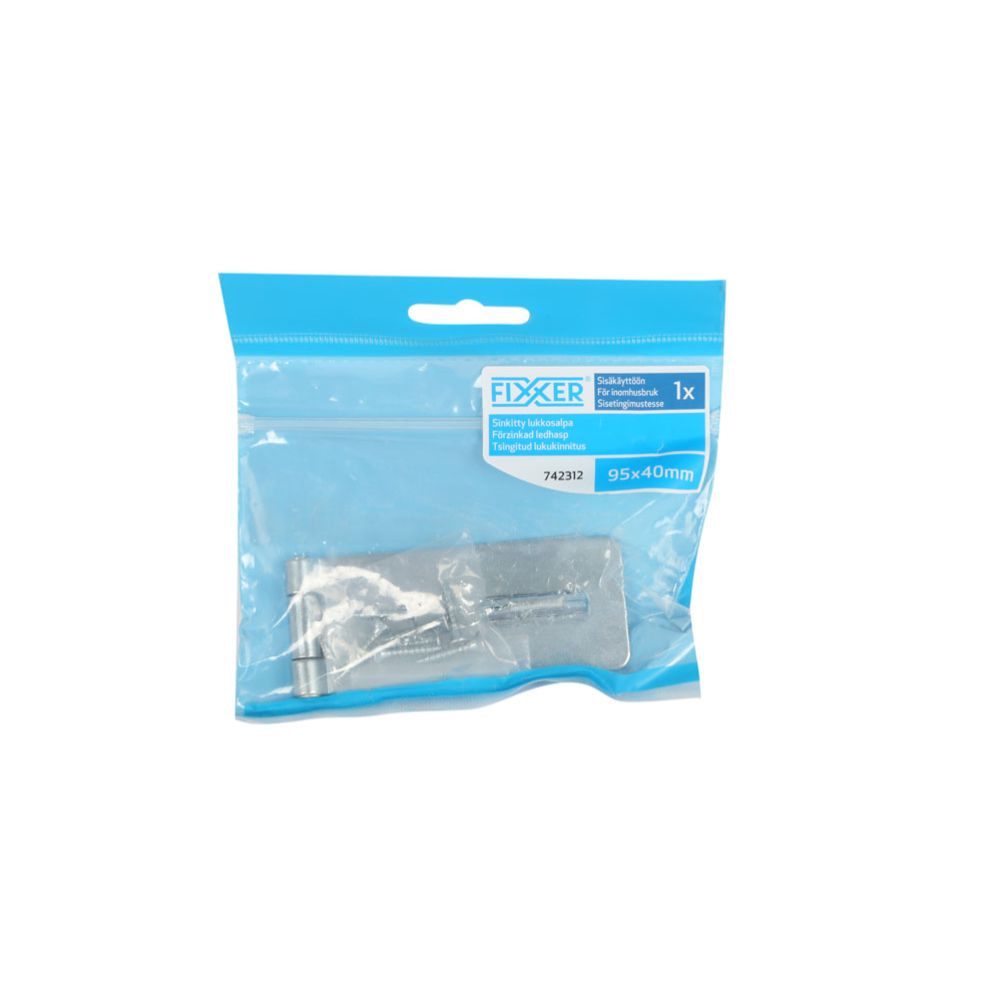 Fixxer® låsöverfall förzinkat 95 x 40 mm