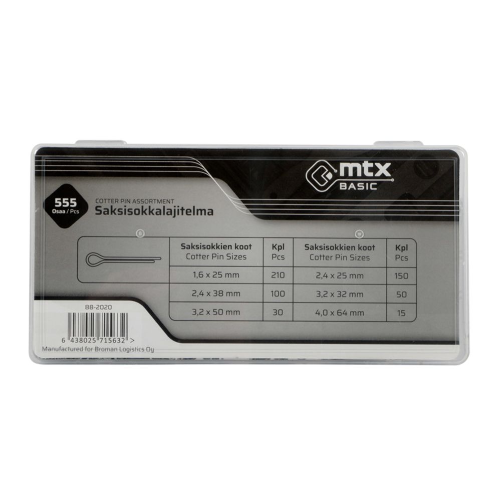 MTX Basic splindikomplekt 555 tk