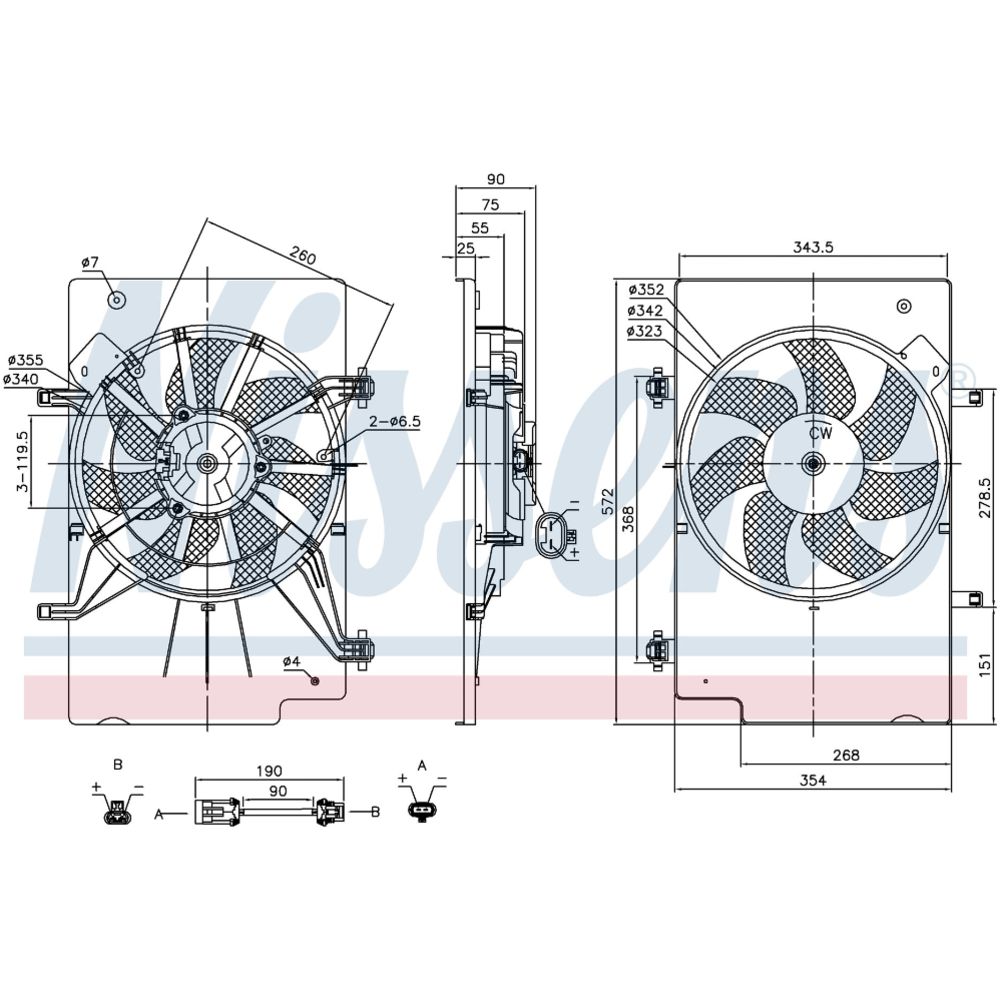 Mootorijahutuse ventilaator 13-85768