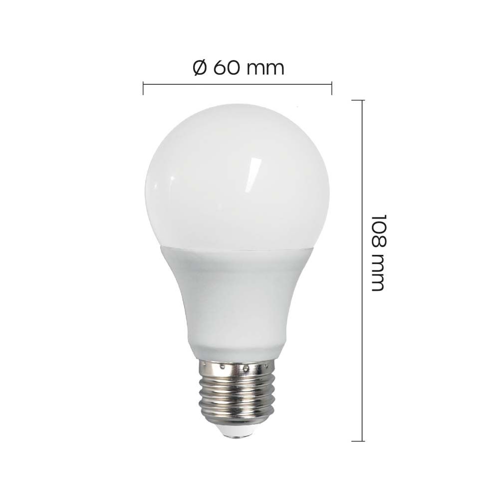 Led Energie A60 E27 LED-vakiokupulamppu 9W 3kpl