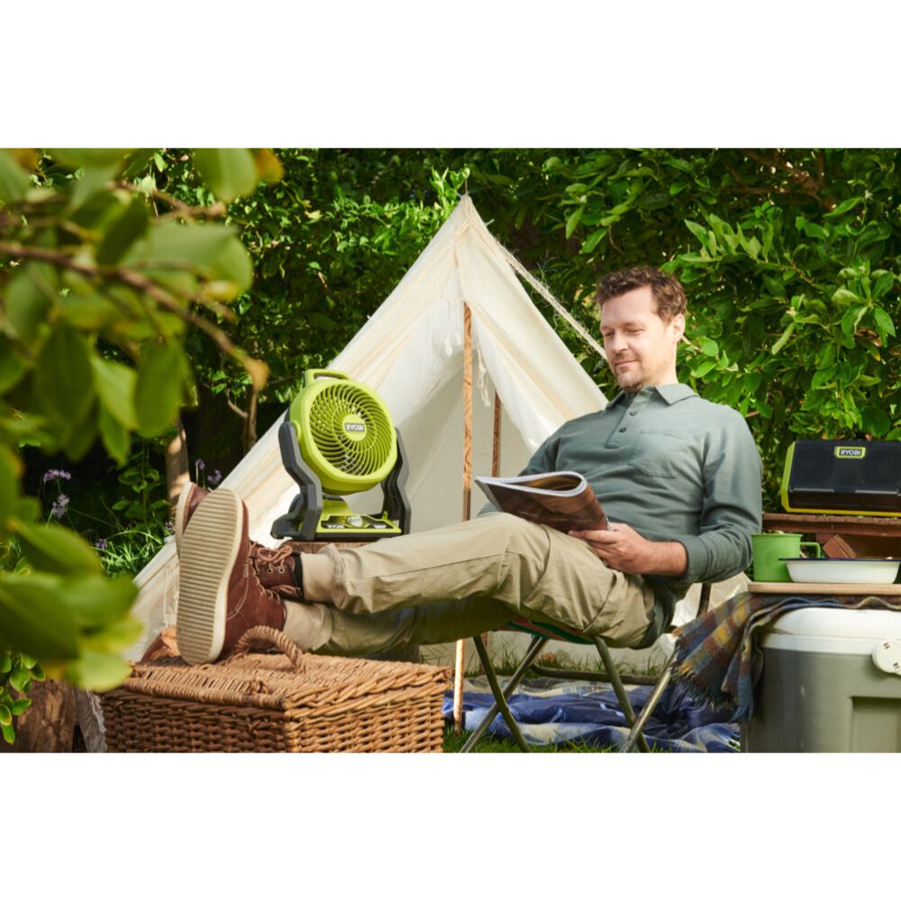 Ryobi ONE+ akuventilaator, RF18-0 korpus