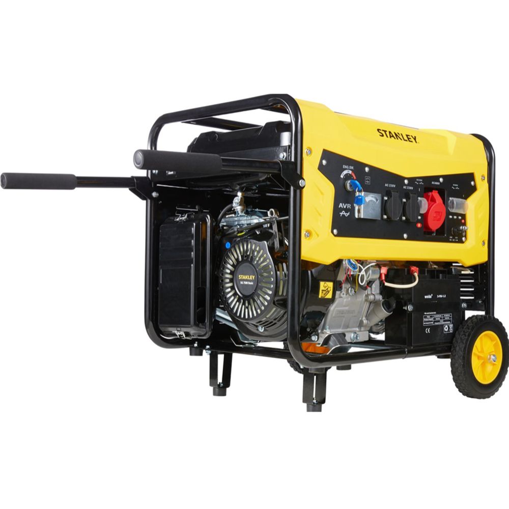 Stanley SG 7500 Basic 4-taktiline generaator, 2 x 230 V + 1 x 400 V, 7500 W